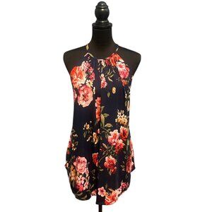 BEAUTIFUL FLORAL HALTER TOP